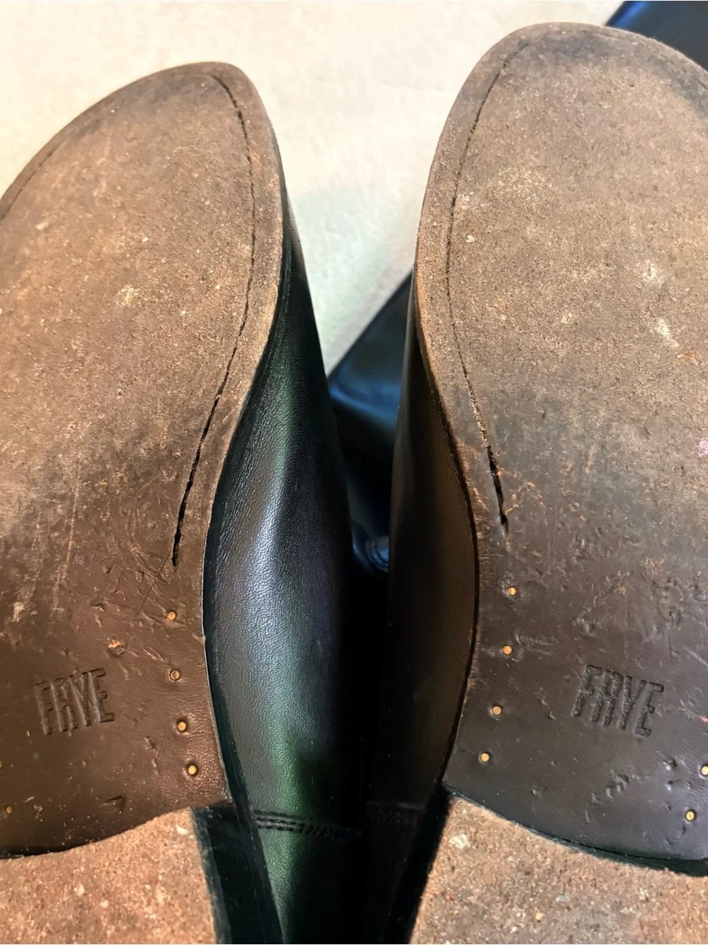 Frye Melissa 3471368 Black Leather Knee High Classic Riding Boots Sz 10